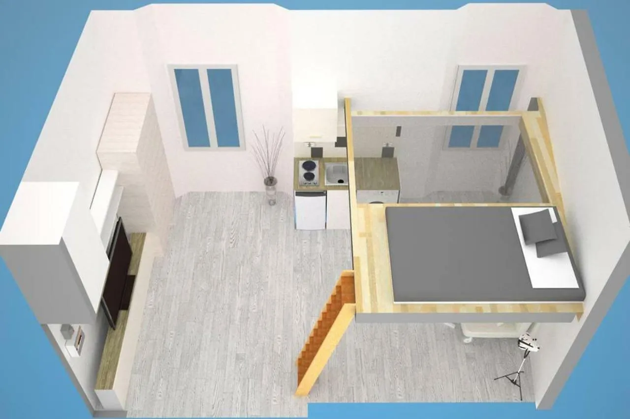 Apartment Gregbnb - Filet Suspendu ! - Parking Inclus - Climatise - Wifi -15Min Gare Toulon France